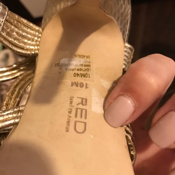 Red Saks Fifth Avenue shoes - Picture 4 of 4